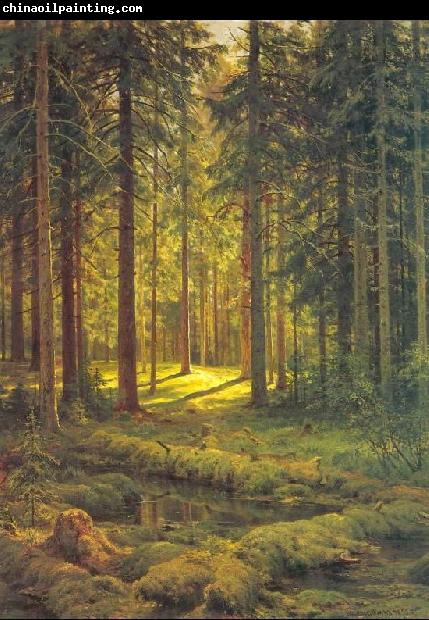 Ivan Shishkin Coniferous Forest, Sunny Day