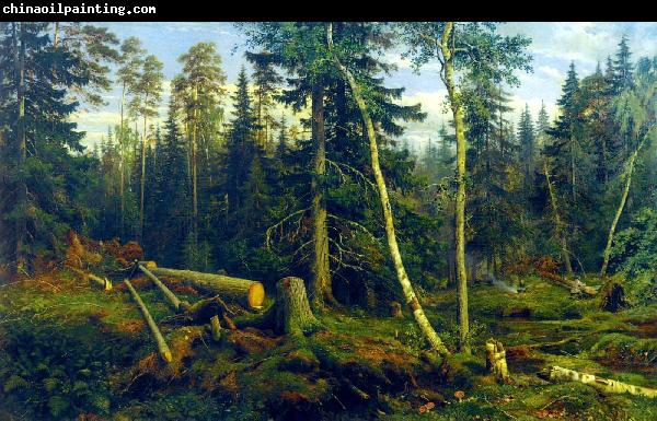 Ivan Shishkin Lumbering