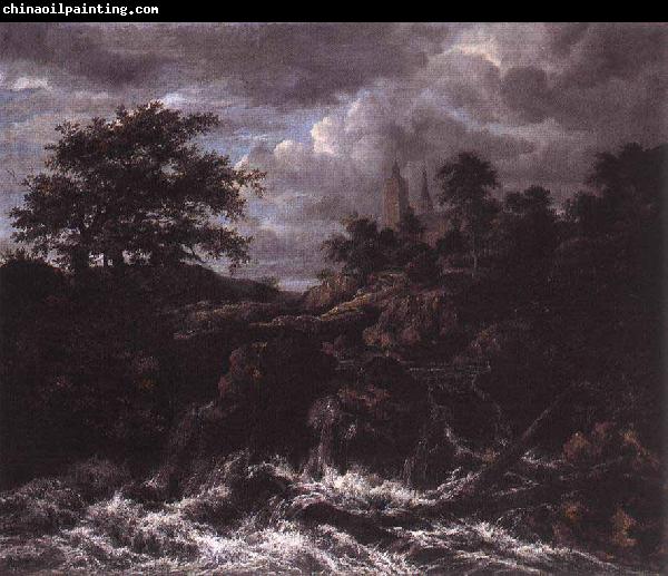 Jacob Isaacksz. van Ruisdael Waterfall by a Church