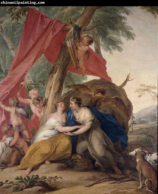 Jacob de Wit Jupiter disguised as Diana