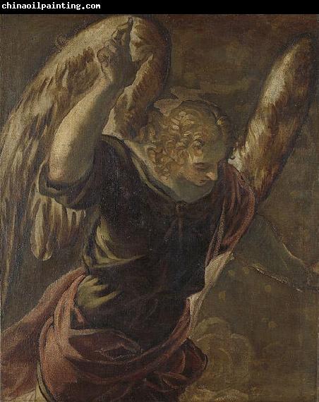 Jacopo Tintoretto Annunciation; the Angel