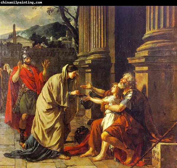 Jacques-Louis David Belisarius Begging for Alms