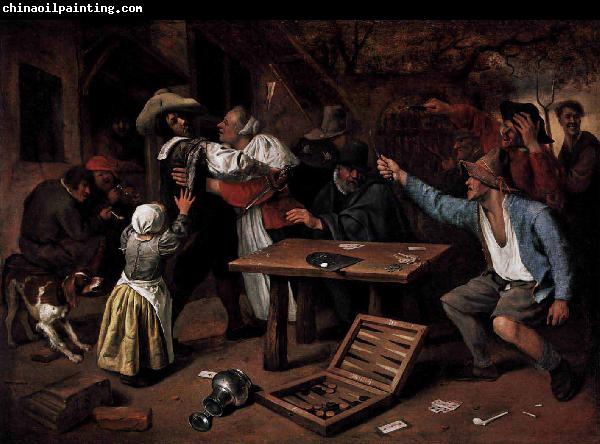 Jan Steen Argument over a Card Game