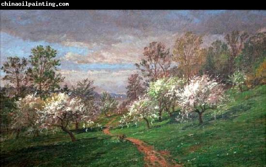 Jasper Francis Cropsey Apple Blossoms