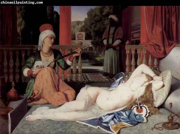 Jean Auguste Dominique Ingres Odalisque with Slave