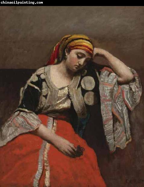 Jean Baptiste Camille  Corot Juive dAlger