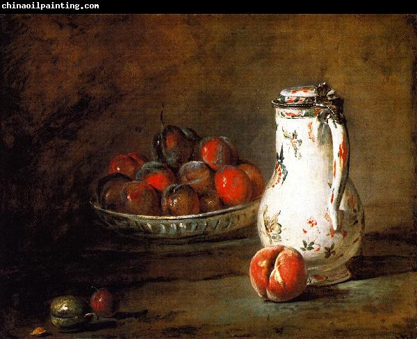 Jean Baptiste Simeon Chardin A Bowl of Plums