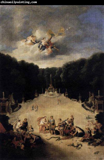 Jean Cotelle View of the Arch of Triumph Grove