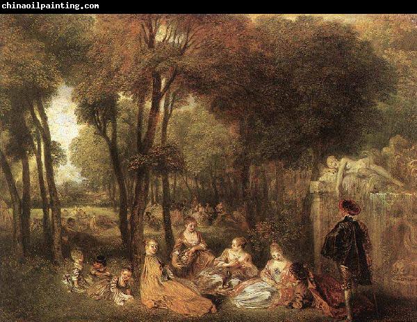 Jean antoine Watteau Les Champs Elysees