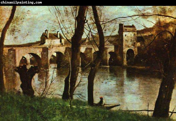 Jean-Baptiste-Camille Corot The Bridge at Mantes