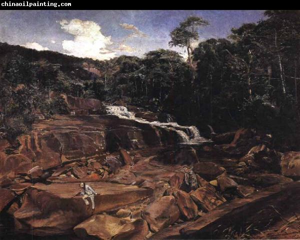 Johann Georg Grimm Waterfall in Teresopolis