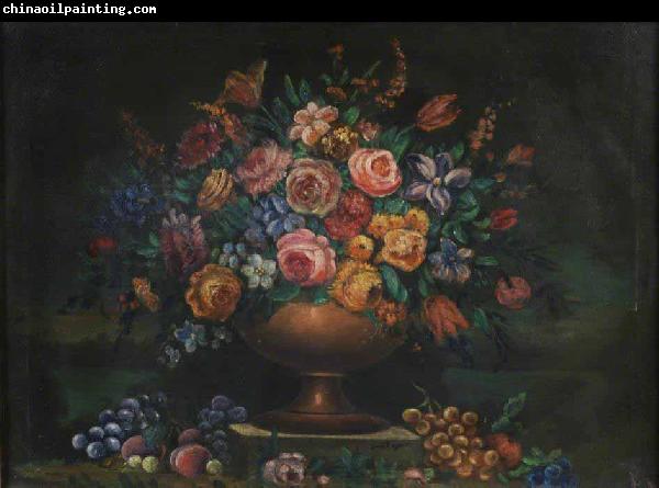 Johann Wilhelm Preyer Vase filled with flowers