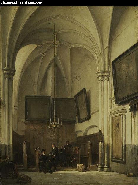 Johannes Bosboom The vestry of St. Stevens Church in Nijmegen