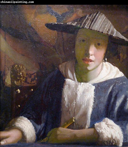 Johannes Vermeer Girl with a flute.