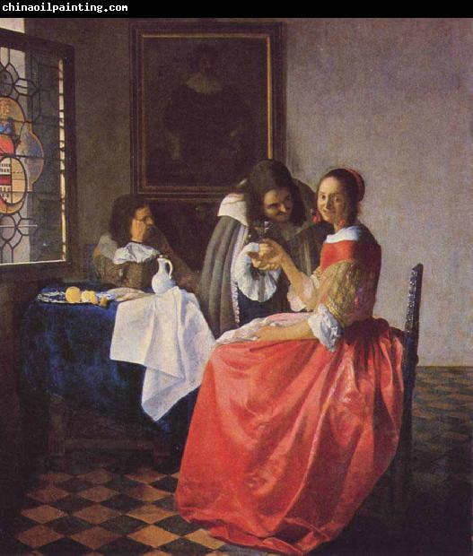 Johannes Vermeer Girl with the Wine Glass