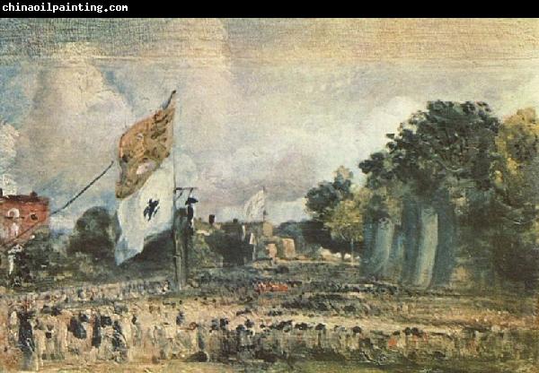 John Constable Das Waterloo-Fest in East Bergholt