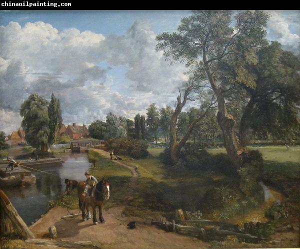 John Constable Flatford Mill or Scene on a Navigable River