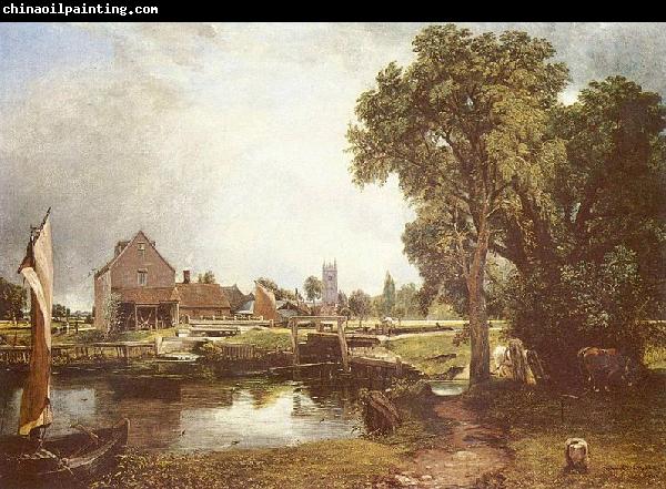 John Constable Schleuse und Muhle in Dedham