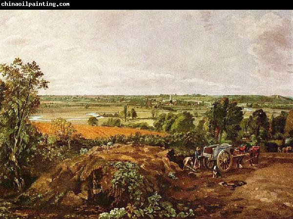 John Constable Das Stour-Tal mit der Kirche von Dedham