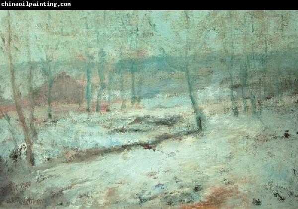 John Henry Twachtman Snow Scene