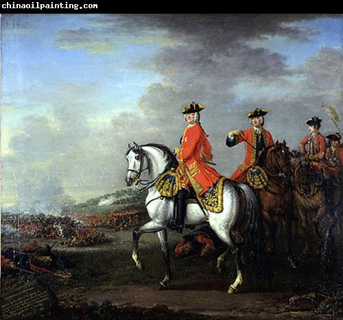 John Wootton George II at Dettingen