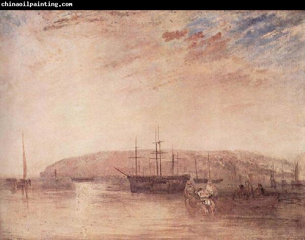 Joseph Mallord William Turner Schiffsverkehr vor der Landspitze von East Cowes