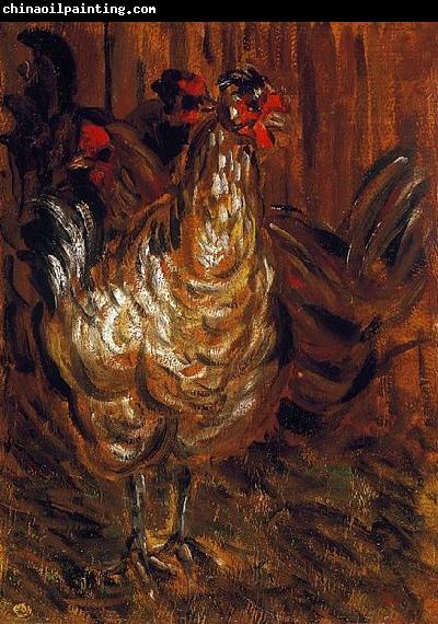 Jozsef Rippl-Ronai Cock and Hens