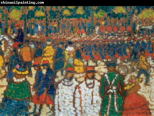 Jozsef Rippl-Ronai French Soldiers Marching