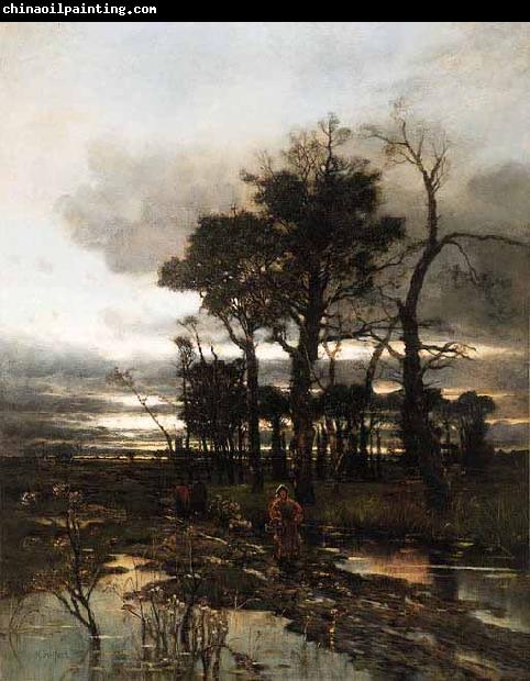 Karl Heffner An evening landscape