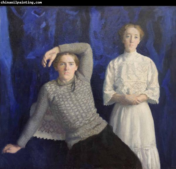 Karoly Ferenczy Double Portrait