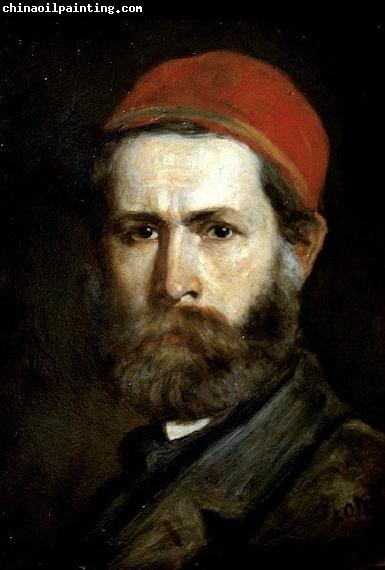 Karoly Lotz Self-portrait