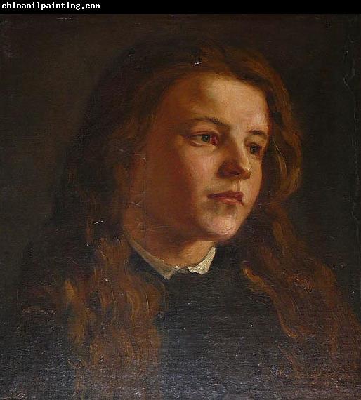 Knud Bergslien Julie painted in 1873