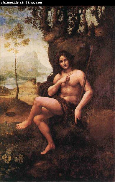 LEONARDO da Vinci St John in the Wilderness