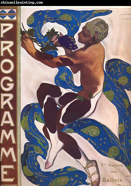 Leon Bakst in the ballet Afternoon of a Faun 1912