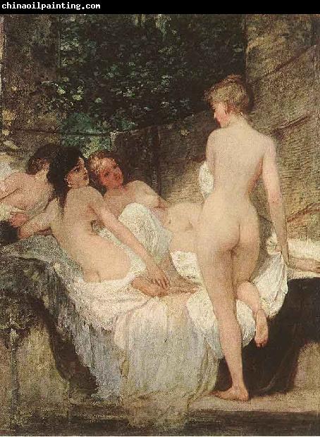 Lotz, Karoly After the Bath