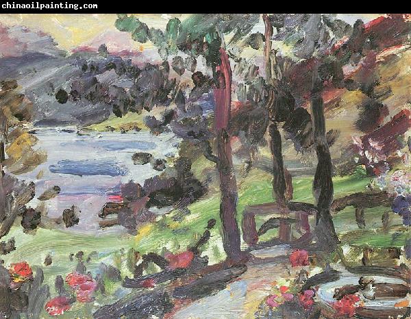 Lovis Corinth Garten am Walchensee