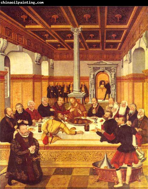 Lucas Cranach the Younger Last Supper