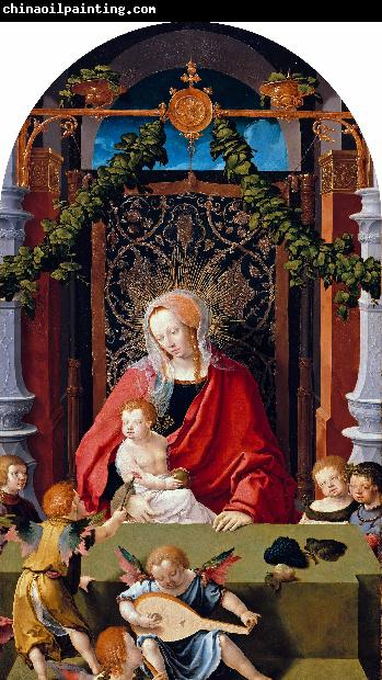 Lucas van Leyden Madonna and Child or Virgin and Child with Angels