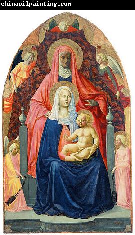 MASACCIO Virgin and Child with Saint Anne