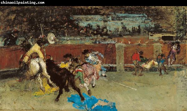 Marsal, Mariano Fortuny y Bullfight Wounded Picador