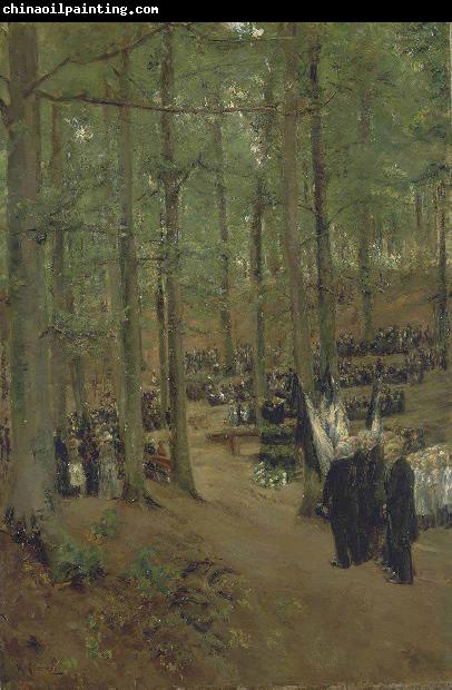 Max Liebermann Memorial Service for Emperor Frederick at Kosen