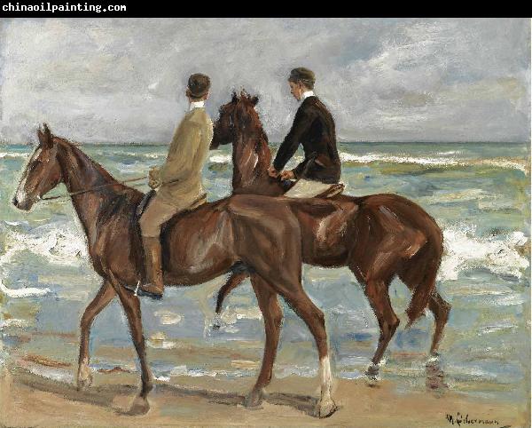 Max Liebermann Zwei Reiter am Strand