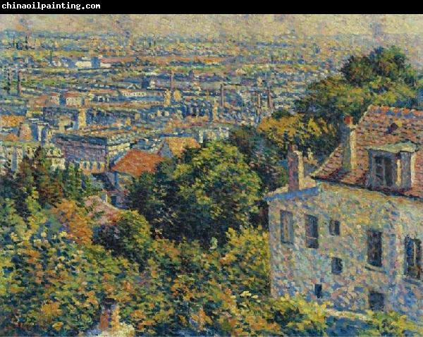 Maximilien Luce Montmartre, de la rue Cortot, vue vers saint-denis