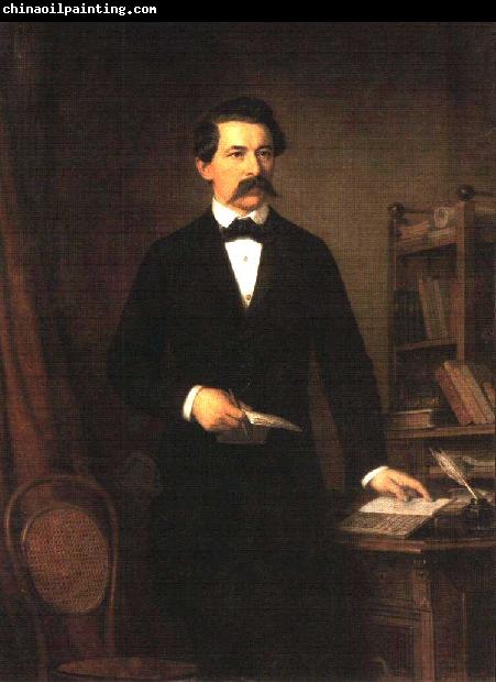 Miklos Barabas Portrait of Janos Arany