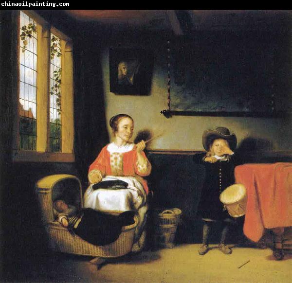 Nicolaes maes The Naughty Drummer Boy