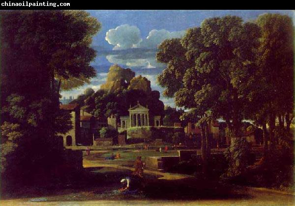 Nicolas Poussin Landscape with the Ashes of Phocion