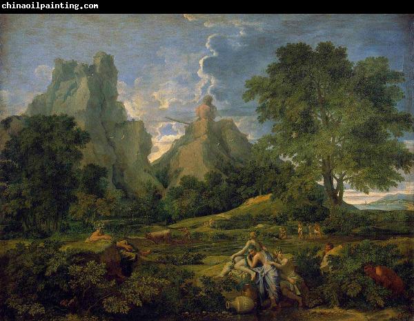 Nicolas Poussin Landscape with Polyphemus