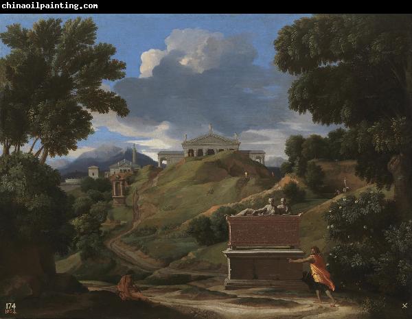 Nicolas Poussin Paisaje con ruinas