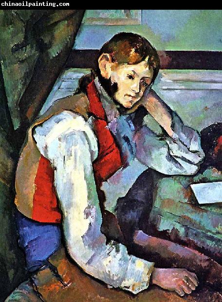 Paul Cezanne The Boy in the Red Vest