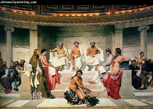 Paul Delaroche Central section of the Hemicycle